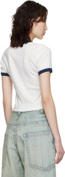 Maison MIHARA YASUHIRO Off-White Fruit Printed Ringer Mini T-shirt
