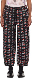 Ashley Williams Black 'I Heart Me' Sweatpants