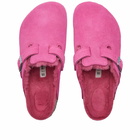 Birkenstock Women's Boston Shearling Clog - Fuchsia Tulip