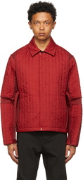 Craig Green Red Quilted Skin Jacket