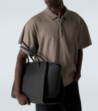 The Row Marlo 17 leather tote bag