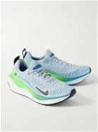 Nike Running - React Infinity Run 4 Rubber-Trimmed Flyknit Sneakers - Blue