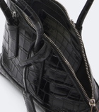 The Attico Sant Ambroeus Mini leather top-handle bag