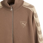 Puma x REPRESENT T7 Knit Jacket in Pine Bark