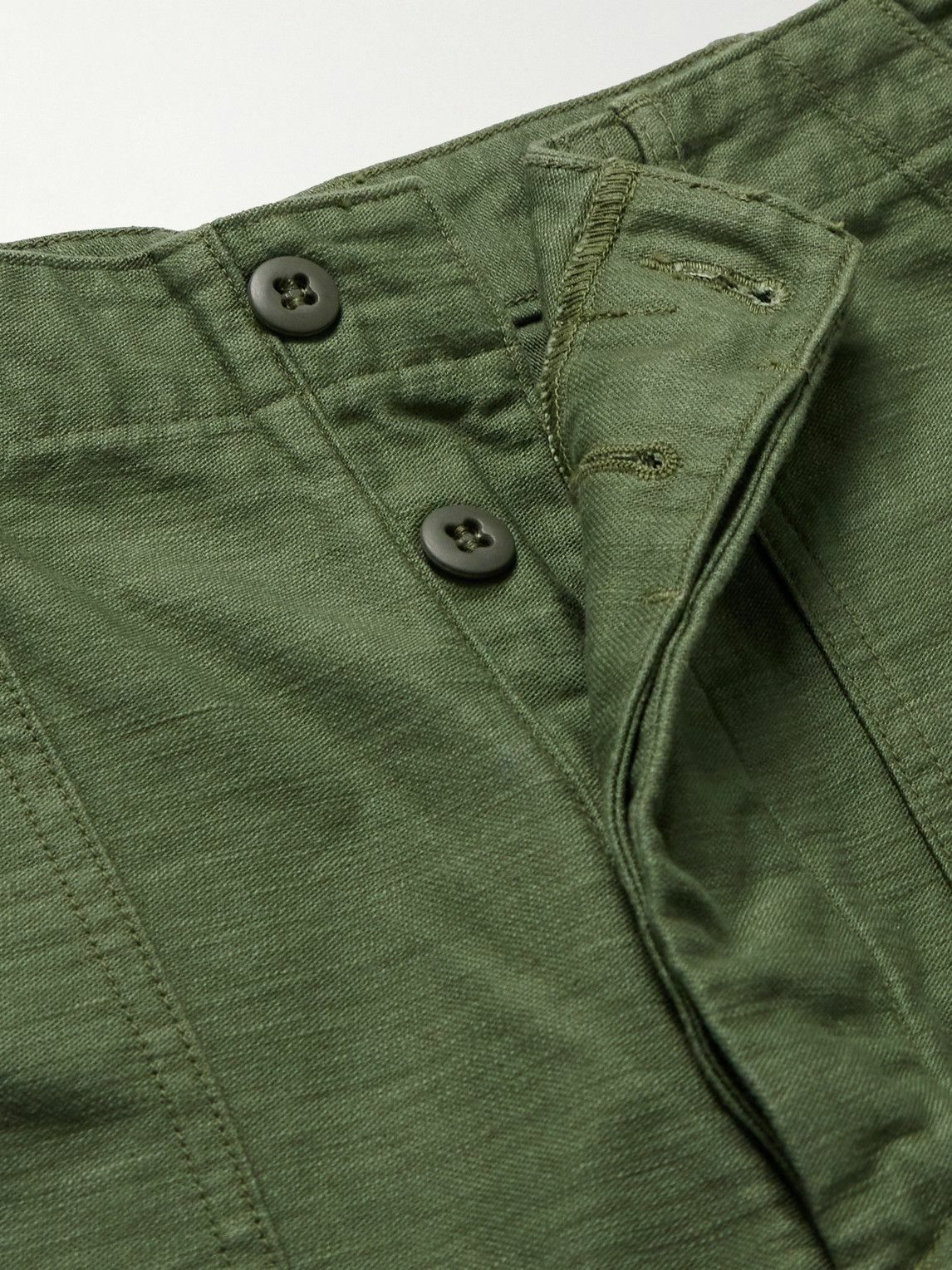 OrSlow - Straight-Leg Cotton Trousers - Green