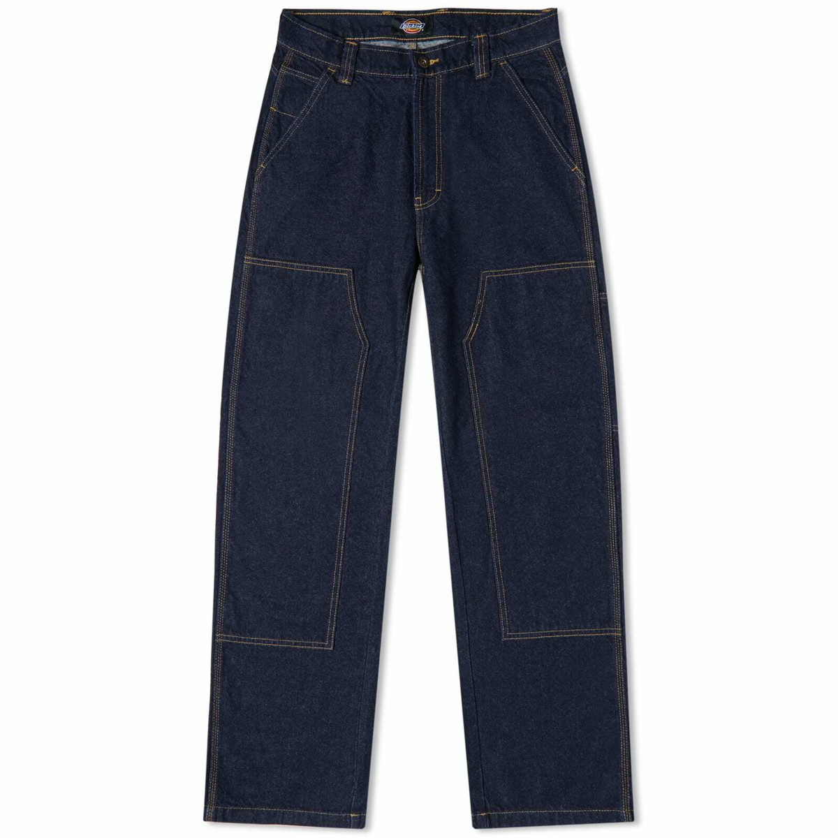Dickies Women's Madison Double Knee Jeans in Rinsed Dickies Construct