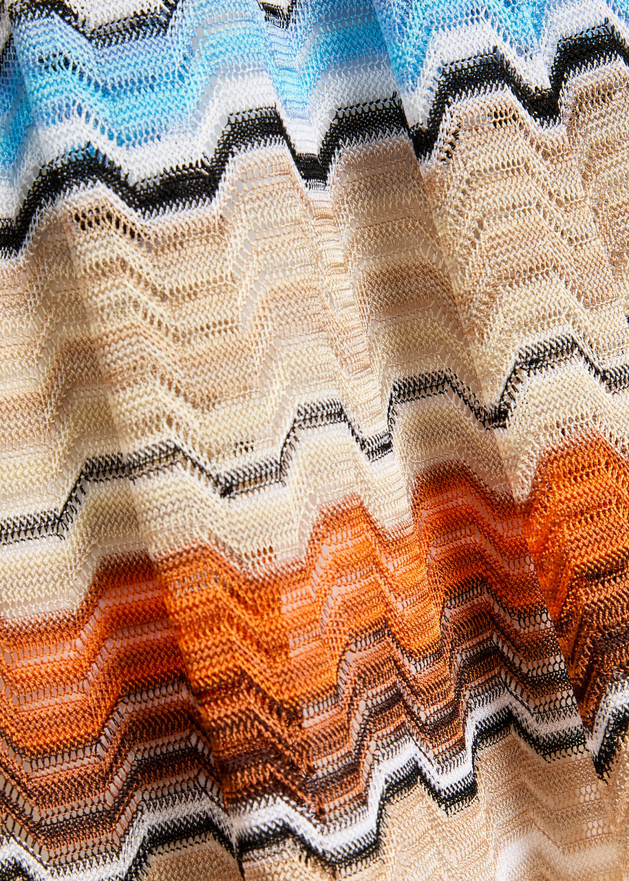 Missoni Zigzag Fine-knit Maxi Cover-up Dress Multicoloured