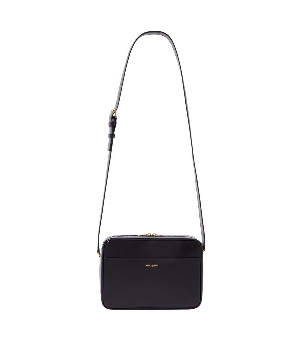 SAINT LAURENT - Solferino Mini Logo-Embellished Leather