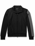 Y-3 - Striped Wool-Blend Track Jacket - Black