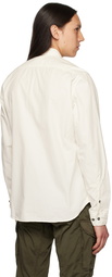 C.P. Company White Flap Pocket Shirt