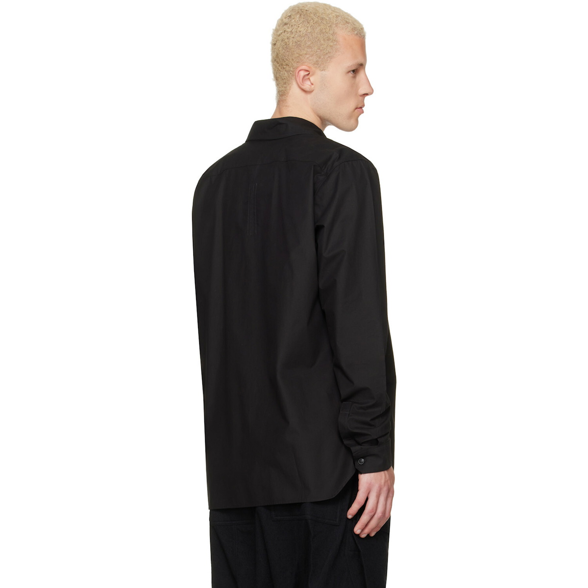 Rick Owens Black Tower Work Shirt