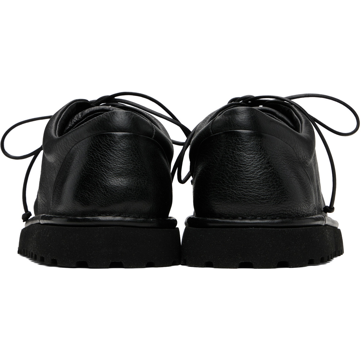 Marsèll Gomme Black Pallottola Pomice Leather Derbys