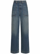 KHAITE Hewitt High Rise Straight Jeans