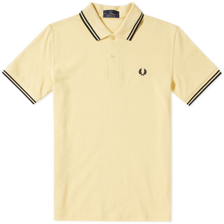 Photo: Fred Perry Reissues Original Twin Tipped Polo Yellow