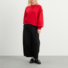 YMC Women's Bellow Sleeve Sweatshirt in Red