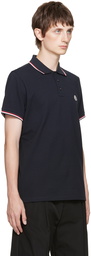 Moncler Navy Patch Polo