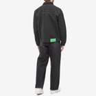 Off-White Men's Wave Off Canvas Skate Jacket in Black