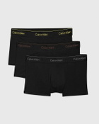Calvin Klein Underwear TRUNK ICON COTTON STRETCH 3-PACK Black Mens Boxers & Brief