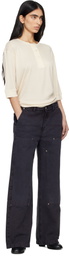 mfpen Gray Double Knee Jeans