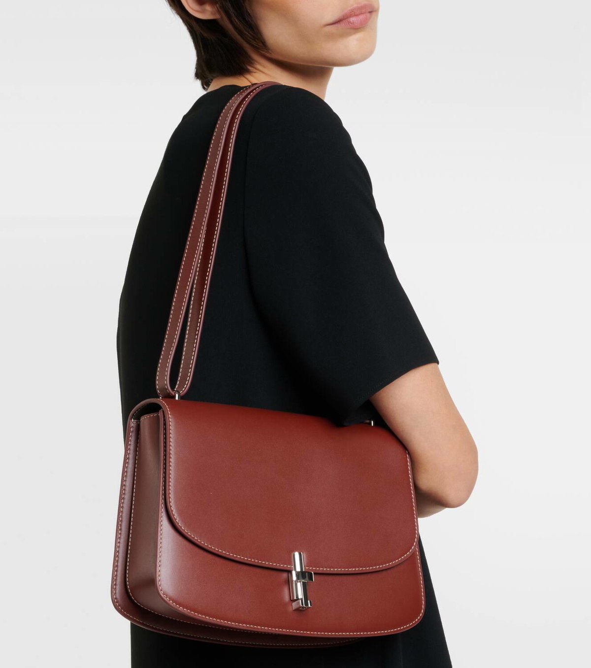 The Row Sofia 10 leather shoulder bag The Row