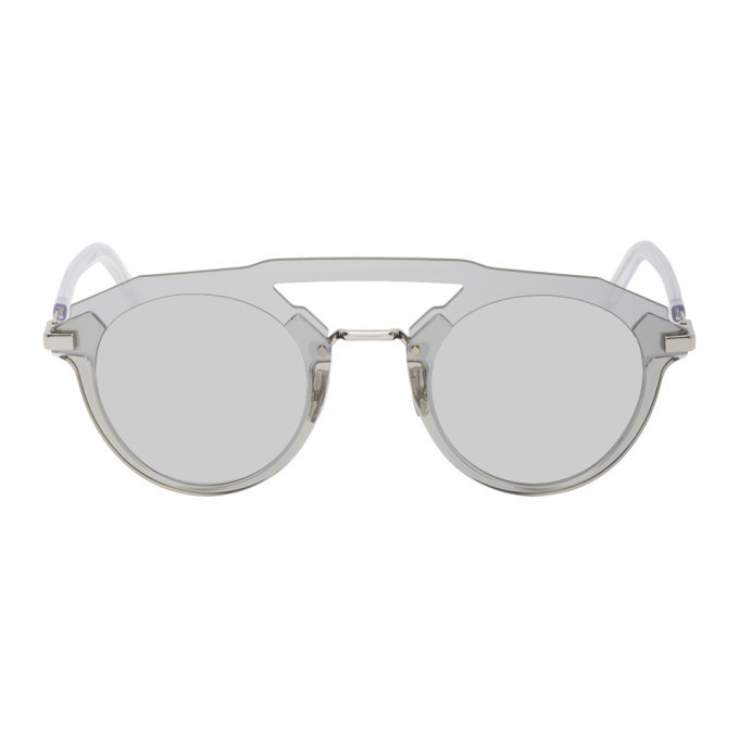 Photo: Dior Homme Silver DiorFuturistic Sunglasses
