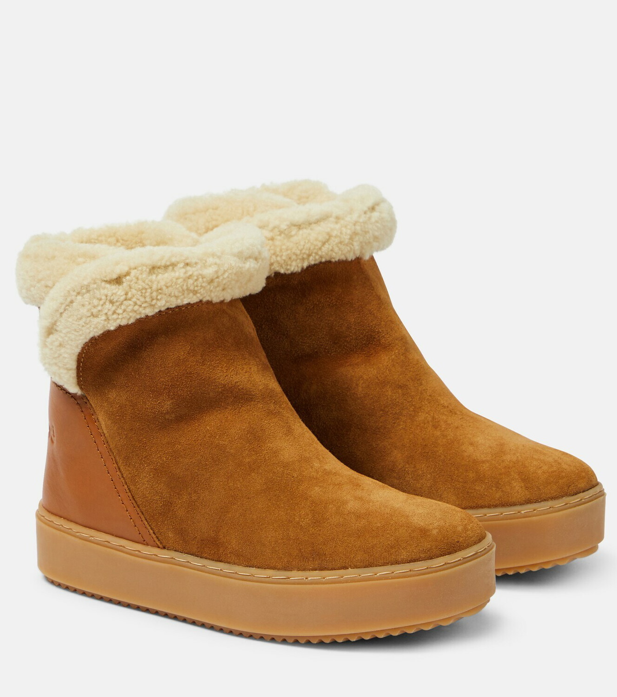 See By Chloé Juliet shearling-lined suede ankle boots See by Chloe