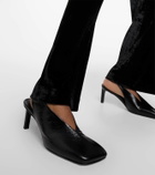 Jil Sander Leather slingback pumps