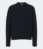 The Row Nanni cable-knit cashmere sweater