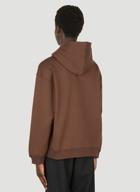 VLTN Logo Hooded Sweatshirt in Brown