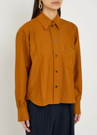 Victoria Beckham Twill Shirt Bronze