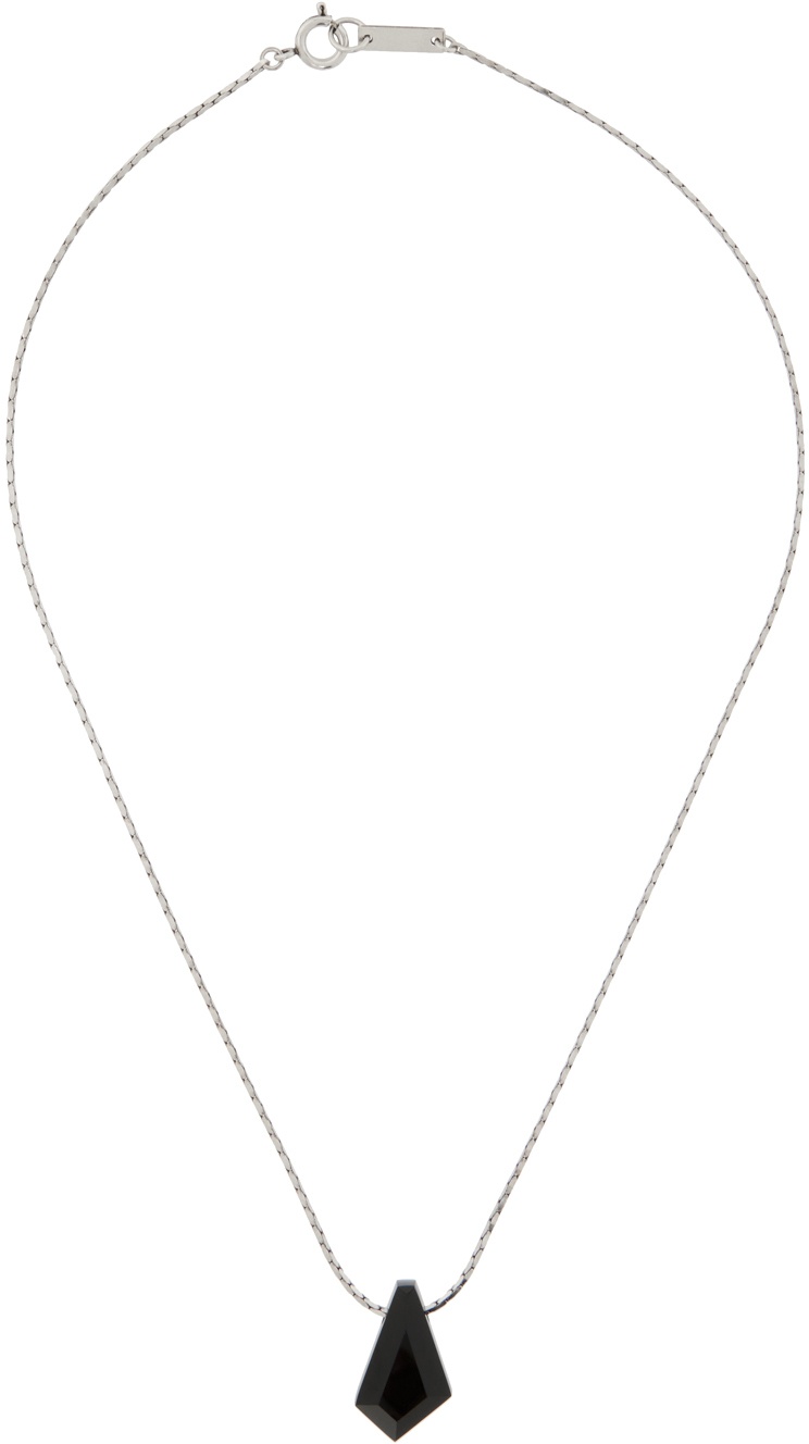 Photo: Isabel Marant Silver & Black Pendant Necklace