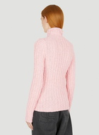 Cotton Bouclé Jumper in Pink