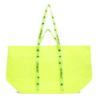 Off-White Yellow PVC Commercial Tote