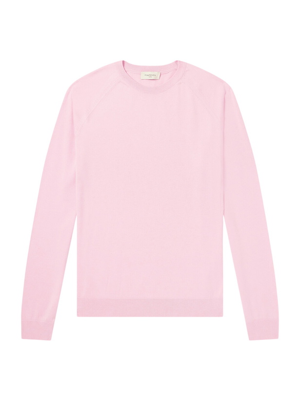 Photo: PIACENZA 1733 - Cotton and Silk-Blend Sweater - Pink
