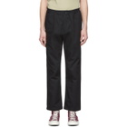 paa Black Canvas Trousers
