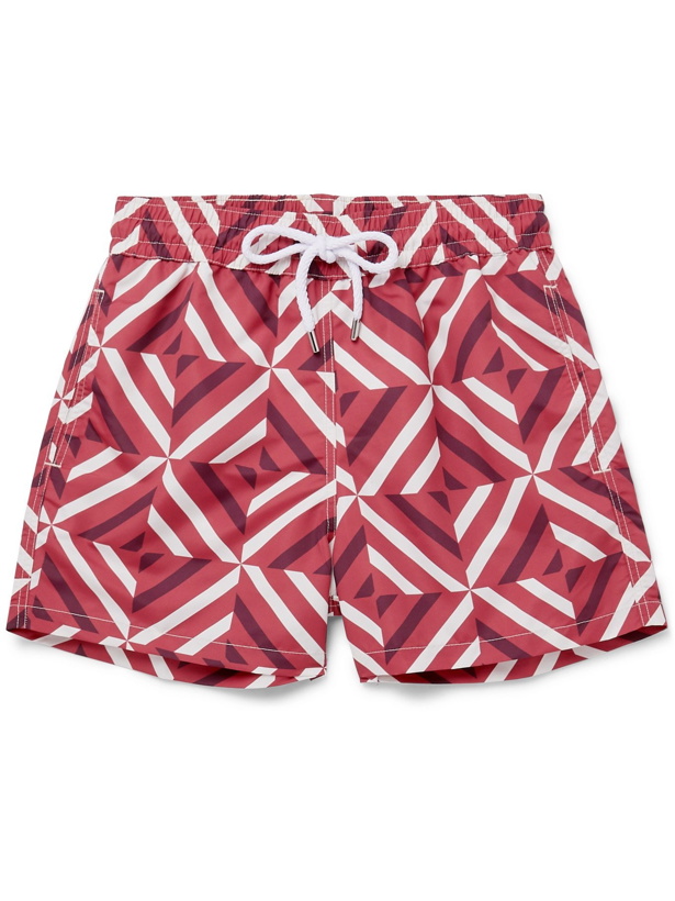 Photo: FRESCOBOL CARIOCA - Angra Printed Swim Shorts - Red