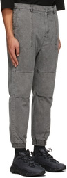 Juun.J Grey Denim Dyed Trousers