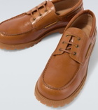 Studio Nicholson Gusto leather boat shoes