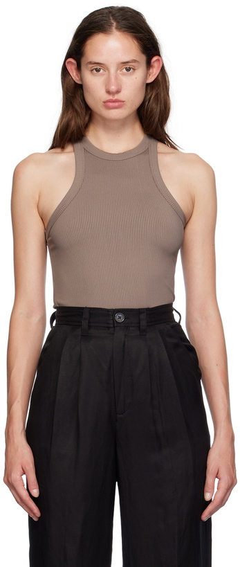 Photo: ANINE BING Brown Eva Tank Top