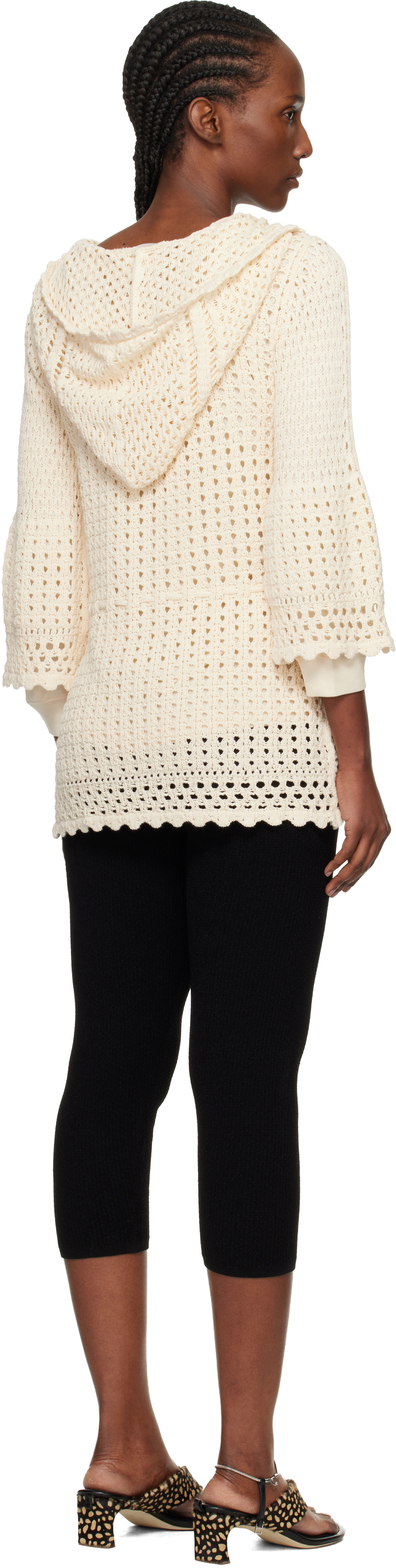 Isabel Marant Etoile Off-White Zaelle Summer Crochet Knit Minidress