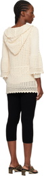 Isabel Marant Etoile Off-White Zaelle Summer Crochet Knit Minidress