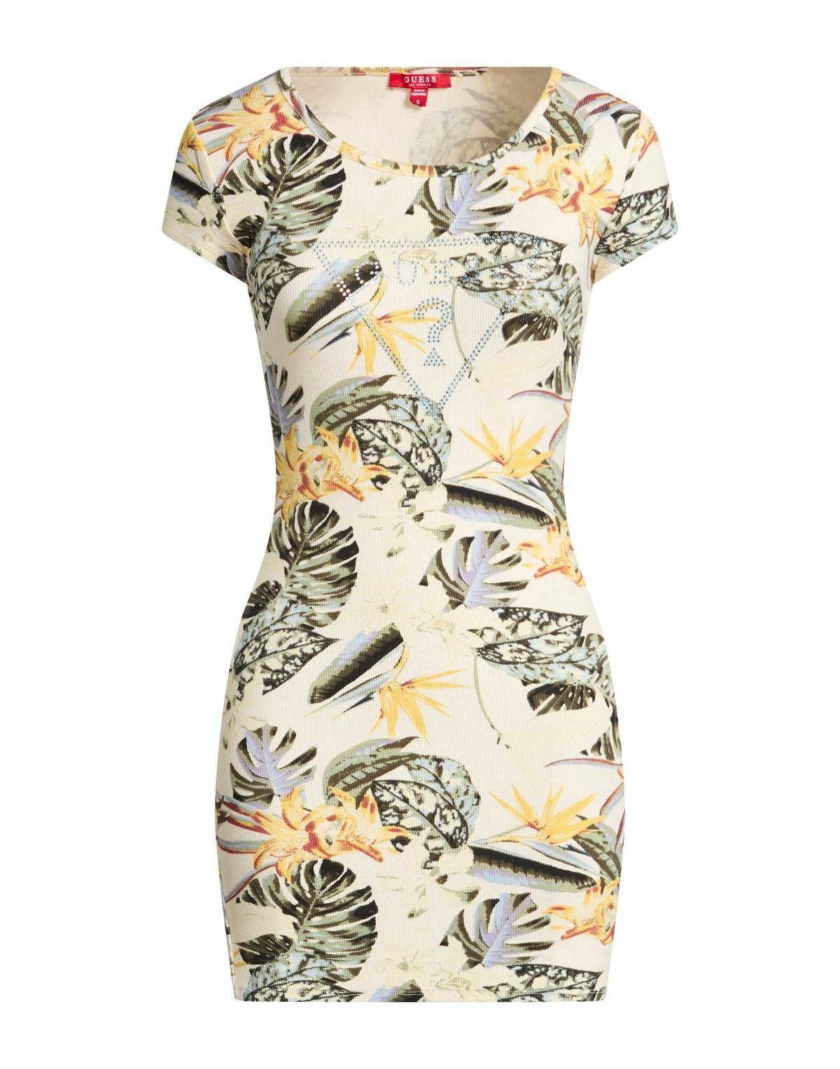 Guess Womens Mini dress Pastel in Yellow