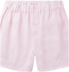 Emma Willis - Linen Boxer Shorts - Pink
