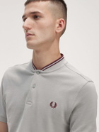 Fred Perry Polo Shirt Grey   Mens