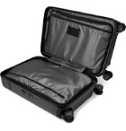Montblanc - #MY4810 Cabin Compact 55cm Leather-Trimmed Polycarbonate Suitcase - Black
