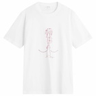 Norse Projects Men's x Daniel Frost Map Master Print T-shirt in White