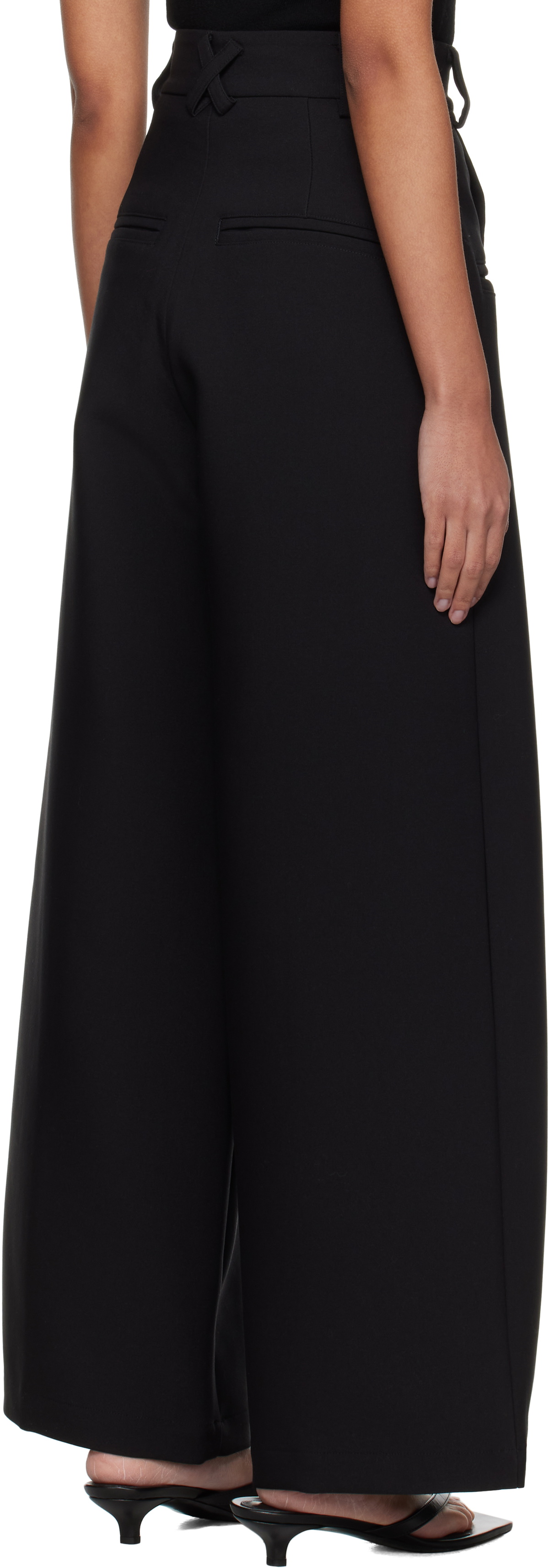 Fax Copy Express Black Hand In Front Pocket Trousers