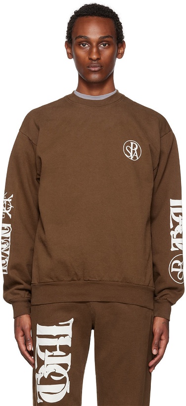 Photo: Total Luxury Spa Brown Monogram Sweatshirt