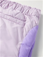 ERL - Straight-Leg Quilted Shell Down Trousers - Purple