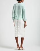 Guess Womens Top Turquoise